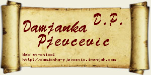 Damjanka Pjevčević vizit kartica